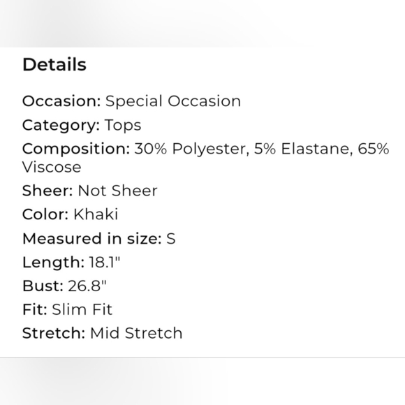 MICAS Contrast Strap Corset Beige Cami Top. Size S NWT - Picture 7 of 9